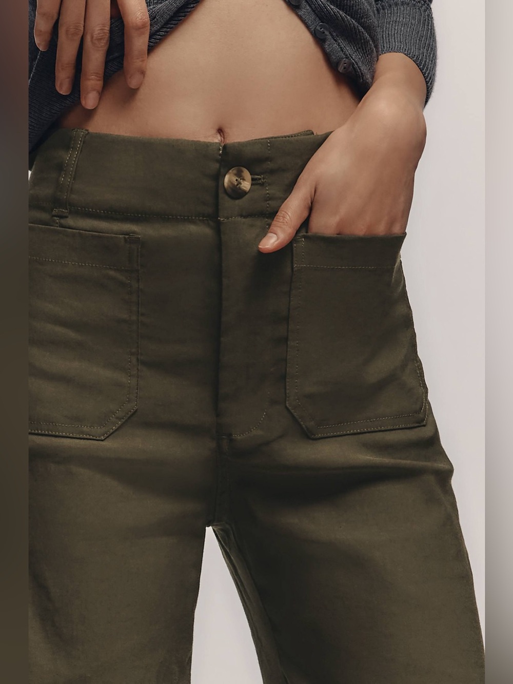 Maeve The Colette Cropped Wide-Leg Trouser - Picture 3 of 7